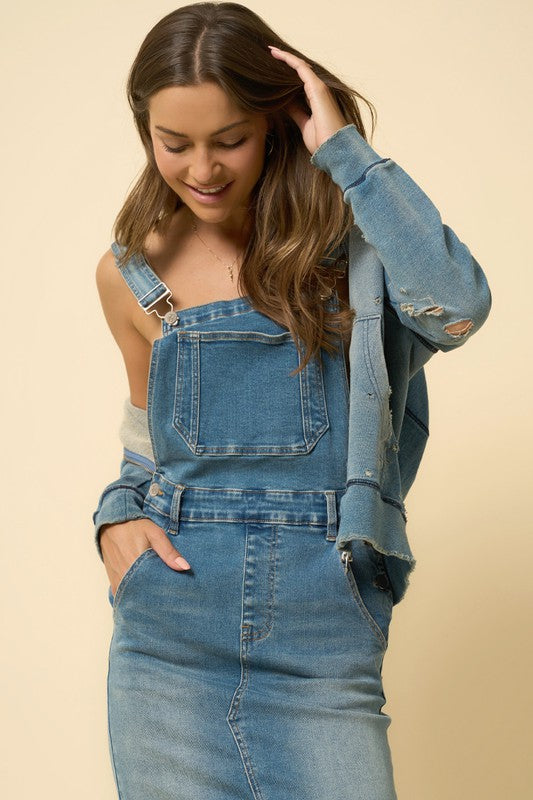 OVERALL DENIM  DRESS