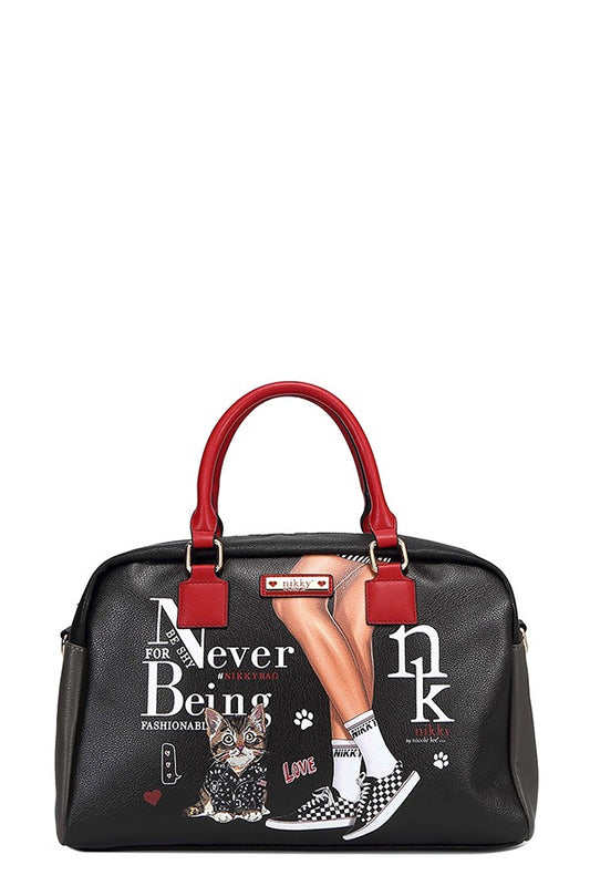 Nicole Lee USA "Never Be Shy" Boston Bag