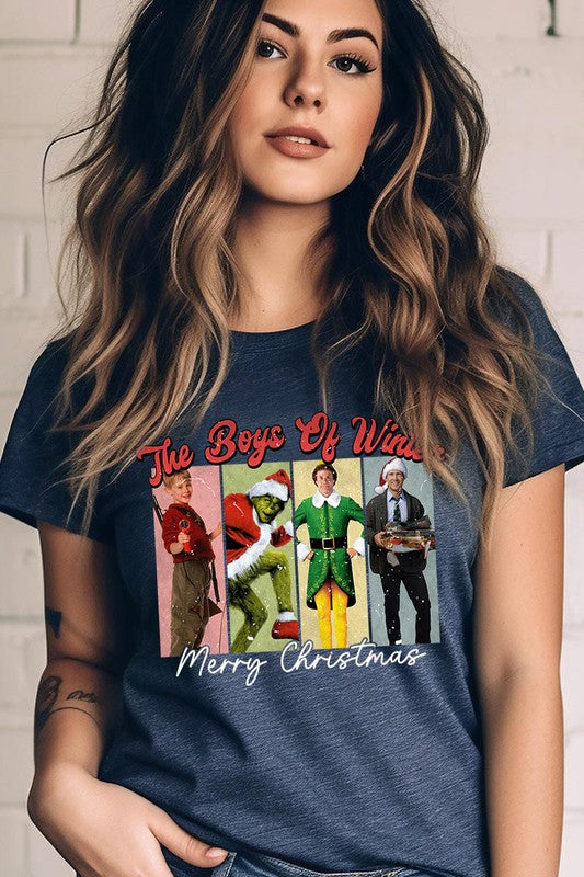 Merry Christmas The Boys of Winter Unisex Short Sleeve Shirt- 20 Colors