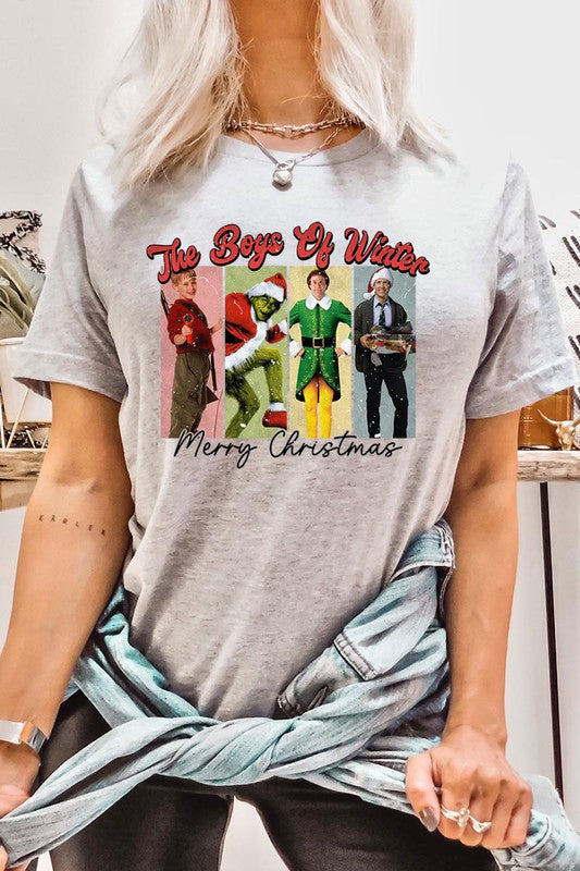Merry Christmas The Boys of Winter Unisex Short Sleeve Shirt- 20 Colors
