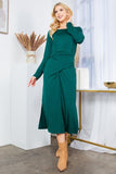 Waist Wrap Dress-with Pockets-3 Colors