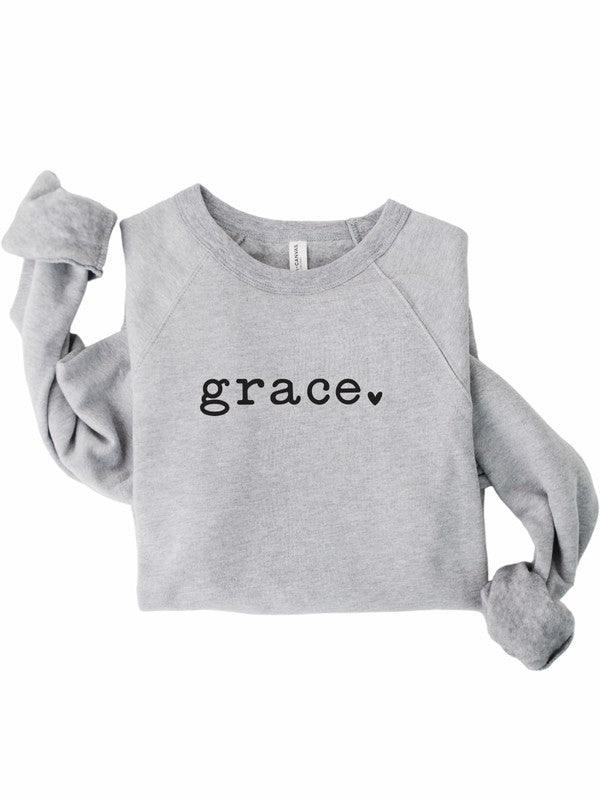 Grace Heart Bella Canvas Premium Sweatshirt- 9 Colors