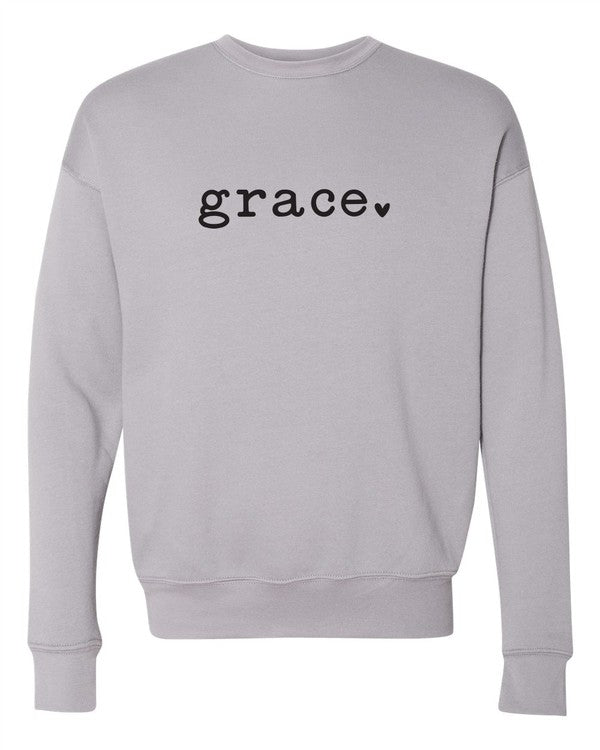 Grace Heart Bella Canvas Premium Sweatshirt- 9 Colors