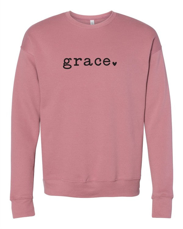 Grace Heart Bella Canvas Premium Sweatshirt- 9 Colors