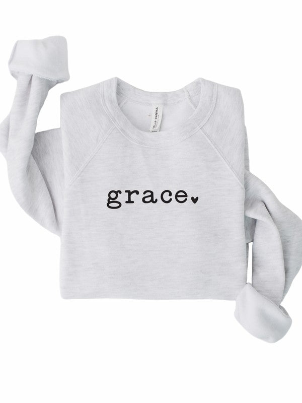 Grace Heart Bella Canvas Premium Sweatshirt- 9 Colors