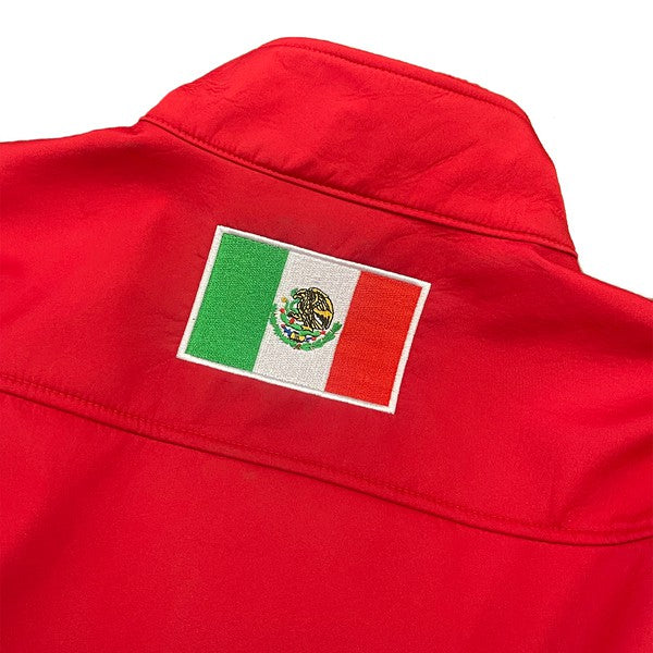 Men's Mexico Embroidered Soft Shell Water Repellent Jacket-4 Colors