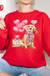 Valentine's Day Together Forever Dog Sweatshirt- 8 Colors