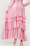 Aurora Tiered Elegance Full Maxi Dress- 2 Colors