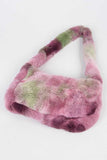 Woodstock Tie Dyed Soft Plush Shoulder Bag- 3 Colors