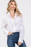 Rhinestone Button Up Shirt