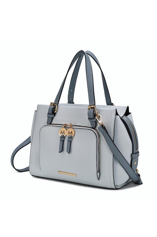 MKF Elise Color-block Satchel Bag by Mia K-14 Colors