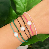 Genuine Pearl Color Dream Bracelet Set Of 2- 3 Colors