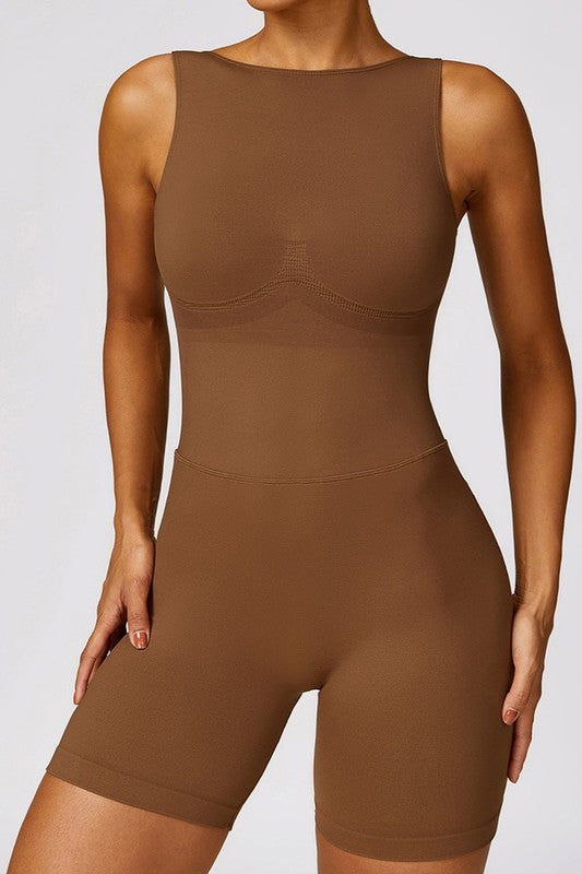 Seamless Yoga Romper- 3 Colors