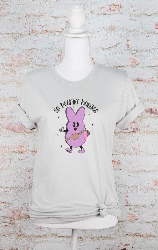 Plus Size Purple Peep, So Peepin' Boujee  Graphic Tee-6 Colors