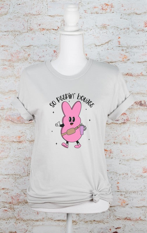 Pink Peep, So Peepin' Boujee  Graphic Tee-6 Colors