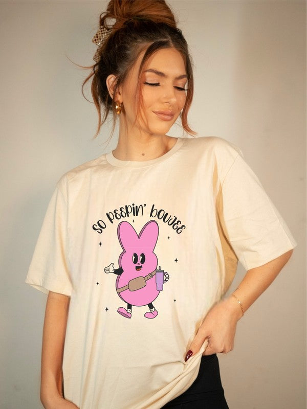 Pink Peep, So Peepin' Boujee  Graphic Tee-6 Colors