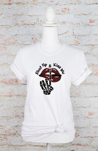 "Shut Up and Kiss Me" Graphic Tee-7 Colors