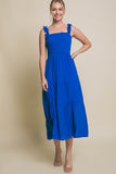 Smocked Bodice Maxi Dress-3 Colors