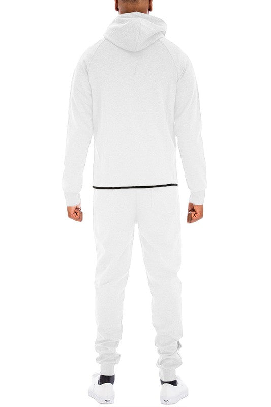 Men's Full Zip Sweat Pant Sweat Set-16 Colors