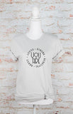 "You Are Loved Strong Brave Beautiful" Graphic Tee-8 Colors