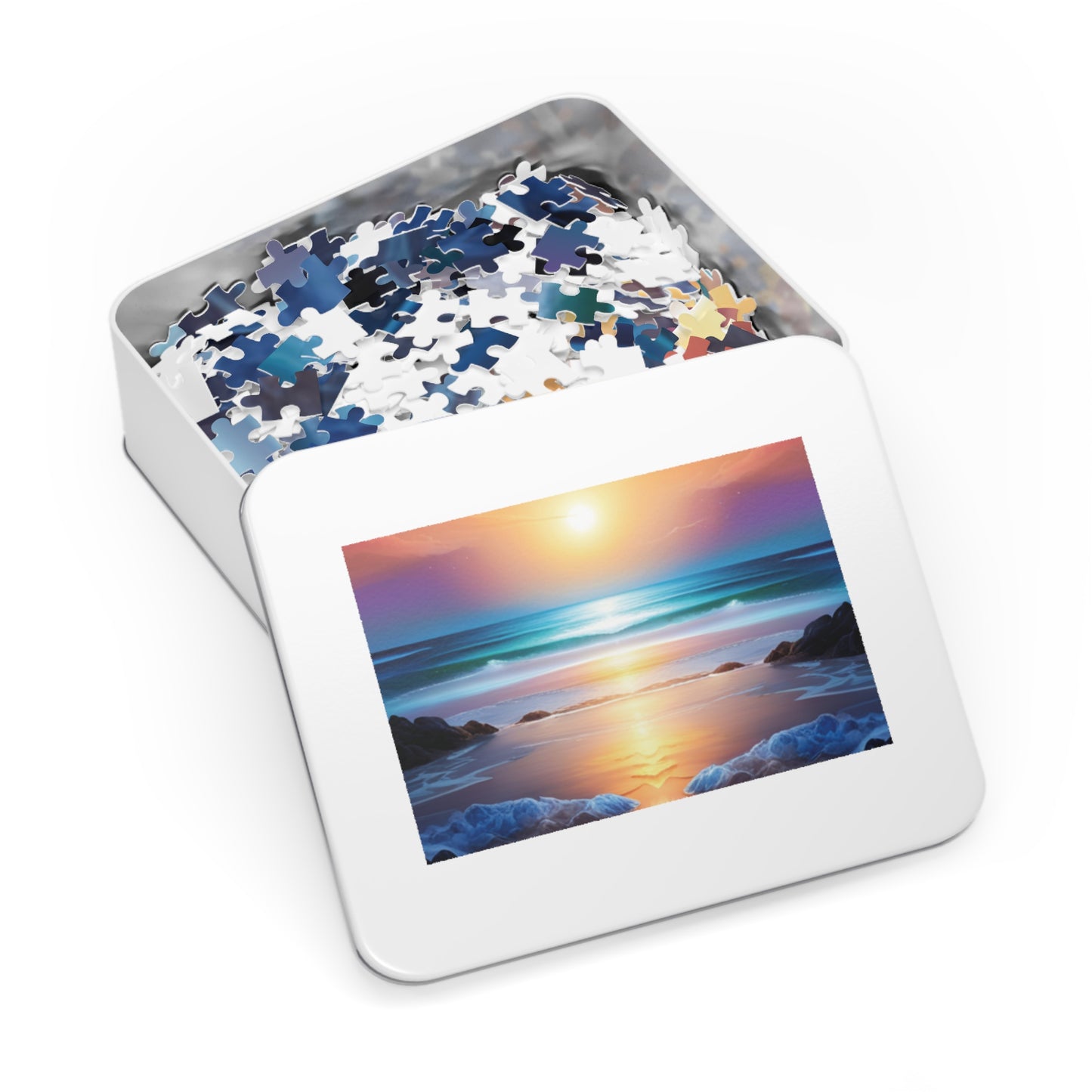 Sunset at the Beach Jigsaw Puzzle (30, 110, 252, 500,1000-Piece)
