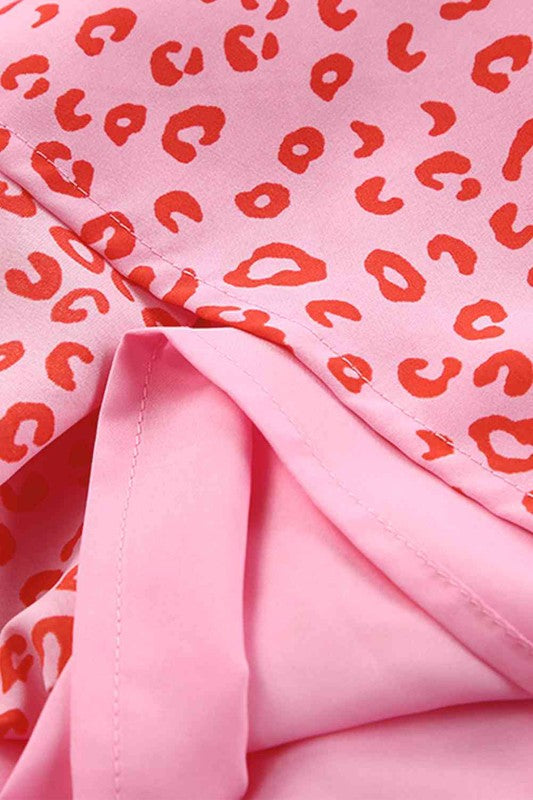 ClaudiaG Apparel Lipz Tiered Pink Maxi Skirt