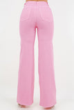 Rodeo Wide Leg Jean in Pink