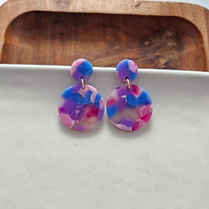 Addy Earrings - Cotton Candy