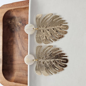 Belize Earrings - Ivory
