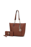 MKF Collection Ximena Tote Bag with Wallet by Mia-10 Colors
