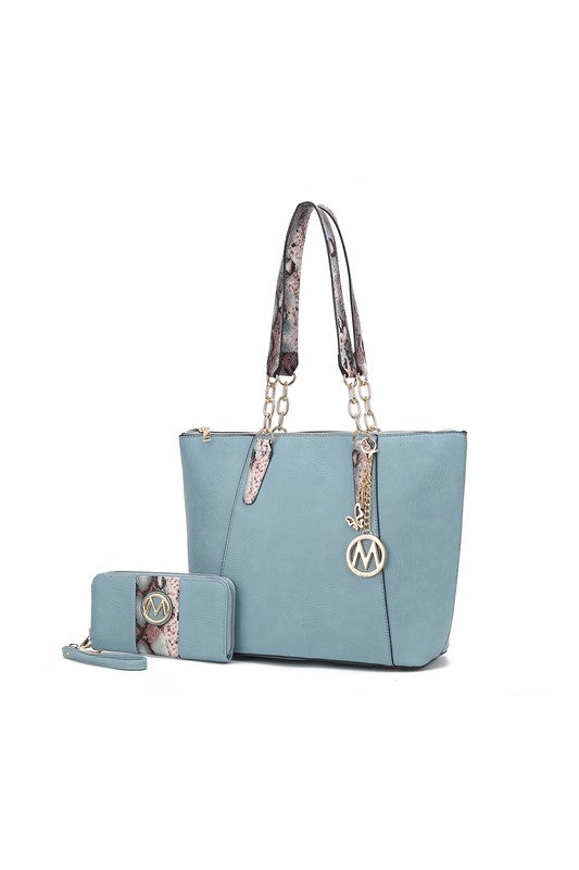 MKF Collection Ximena Tote Bag with Wallet by Mia-10 Colors