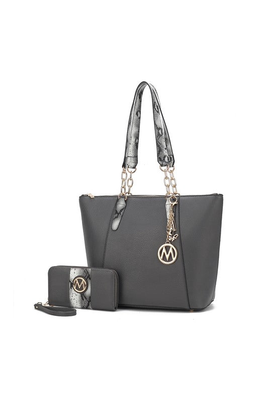 MKF Collection Ximena Tote Bag with Wallet by Mia-10 Colors