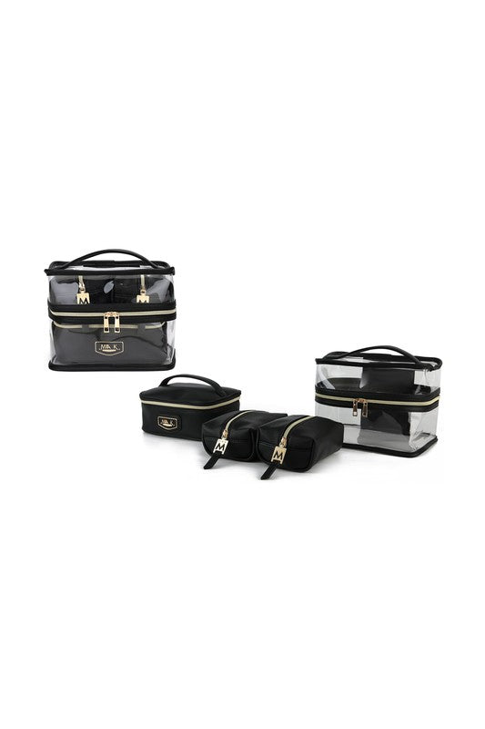 MKF Collection Emma Cosmetic Clear Case set by Mia-17 Colors