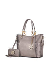 MKF Collection Merlina Embossed Tote Bag by Mia K-11 Colors