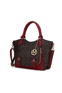 MKF Collection Fula Signature Satchel Bag by Mia K-6 Colors