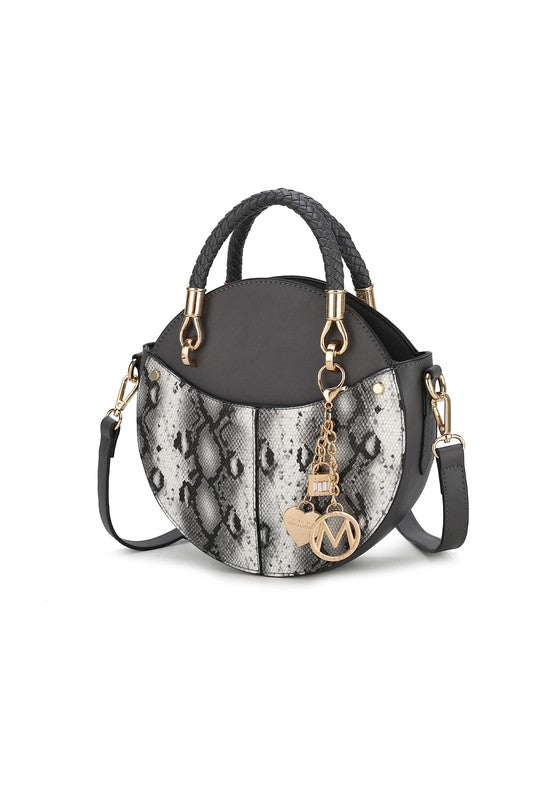 MKF Collection Faux Snakeskin Crossbody Bag Mia K-11Colors