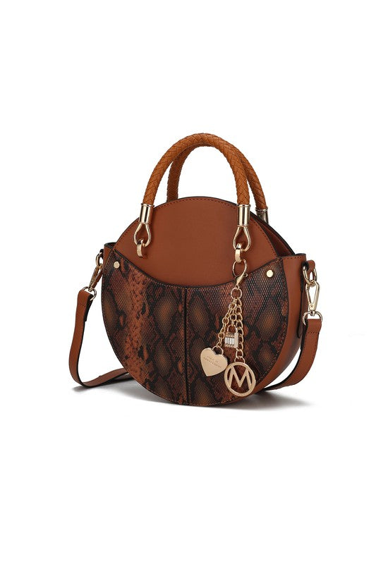 MKF Collection Faux Snakeskin Crossbody Bag Mia K-11Colors