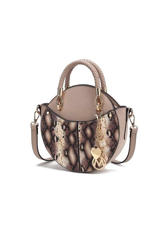 MKF Collection Faux Snakeskin Crossbody Bag Mia K-11Colors