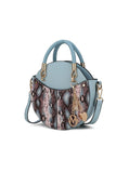MKF Collection Faux Snakeskin Crossbody Bag Mia K-11Colors