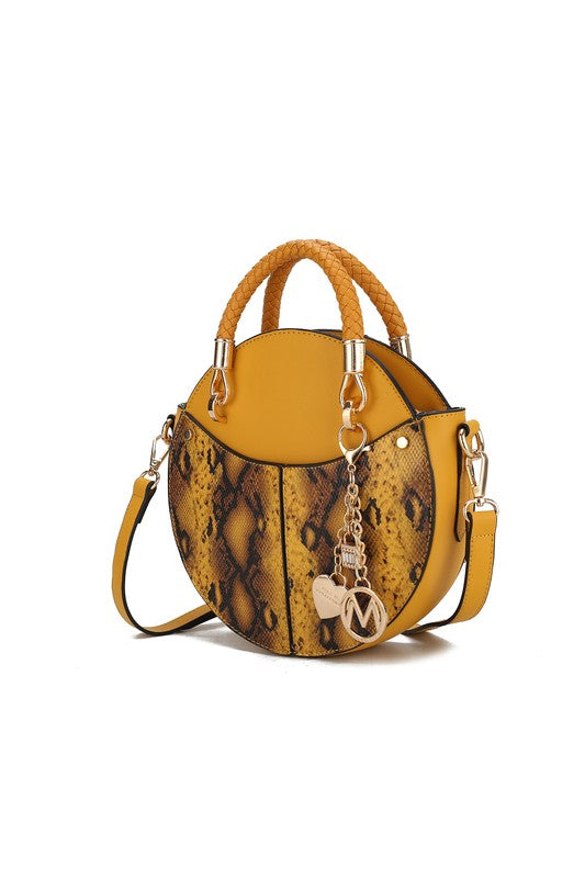 MKF Collection Faux Snakeskin Crossbody Bag Mia K-11Colors
