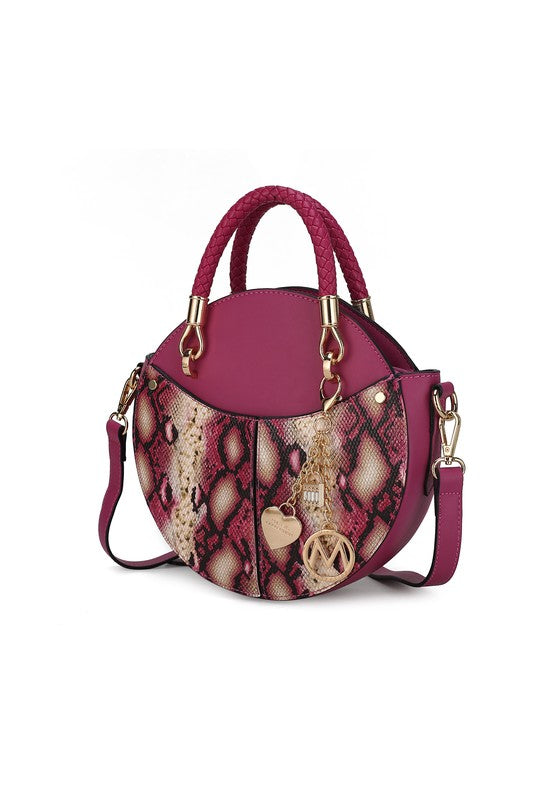 MKF Collection Faux Snakeskin Crossbody Bag Mia K-11Colors