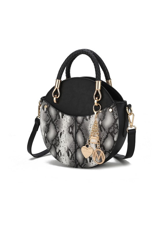 MKF Collection Faux Snakeskin Crossbody Bag Mia K-11Colors