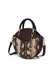 MKF Collection Faux Snakeskin Crossbody Bag Mia K-11Colors
