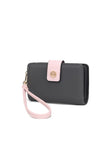 MKF Collection Shira Color Block Wallet by Mia K- 9 Colors