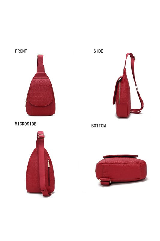 MKF Collection Cleisy Sling Bag by Mia K- 13 Colors