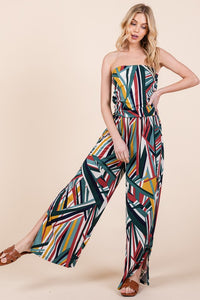 Wide Leg Jumpsuit with Pockets- 2 Colors