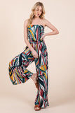 Wide Leg Jumpsuit with Pockets- 2 Colors