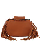 Motorcycle Jacket Fringe Crossbody Bag Satchel