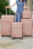 MKF Mykonos 4-Piece Luggage Set by Mia K- 4 Colors