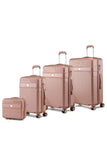 MKF Mykonos 4-Piece Luggage Set by Mia K- 4 Colors